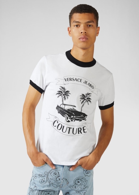 Versace Logo Motif T-shirt Herr - 569230QOU